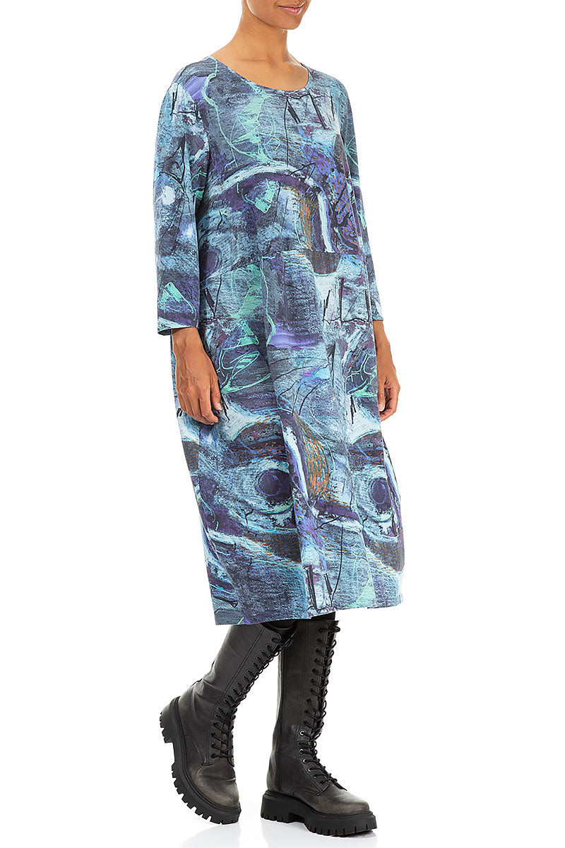 Balloon Blue Reverie Cotton Dress 4