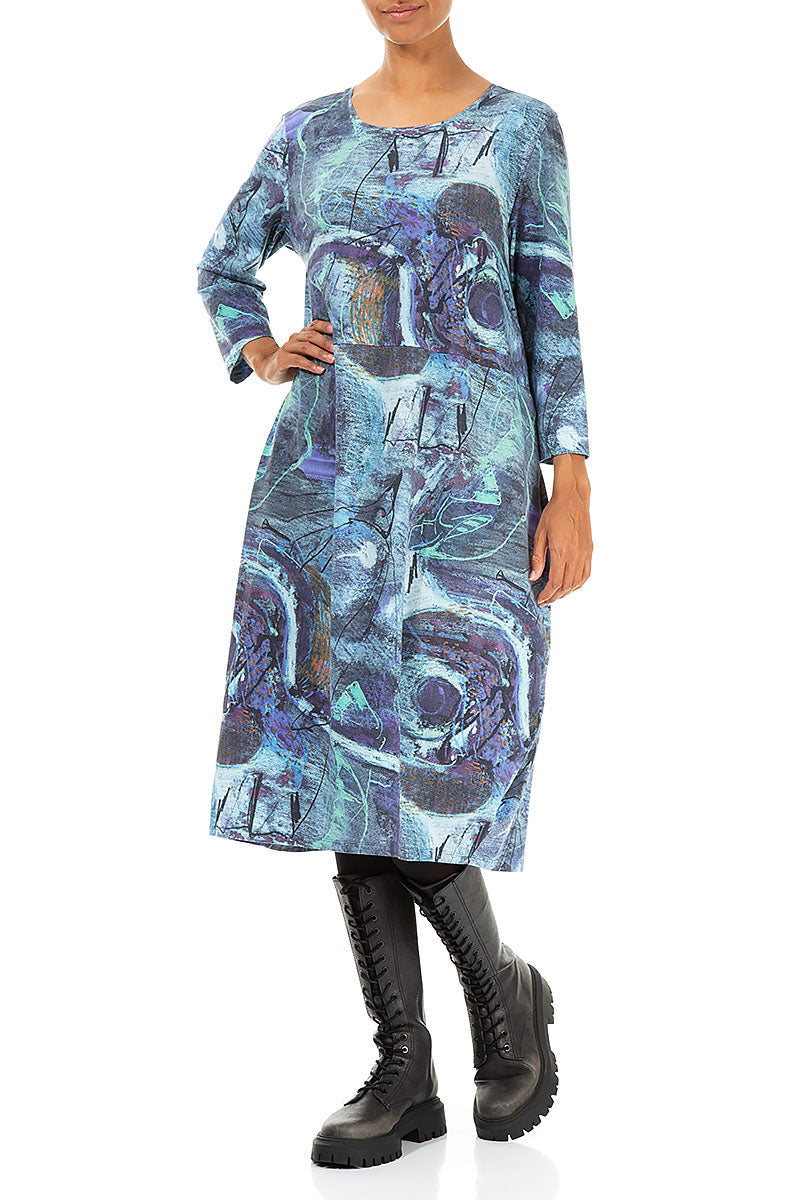 Balloon Blue Reverie Cotton Dress 5