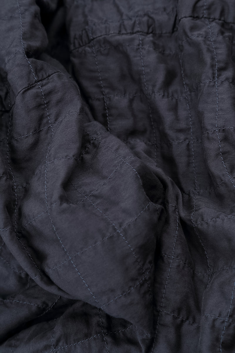 Balloon Graphite Blue Pleated Silk Bamboo Dress 6