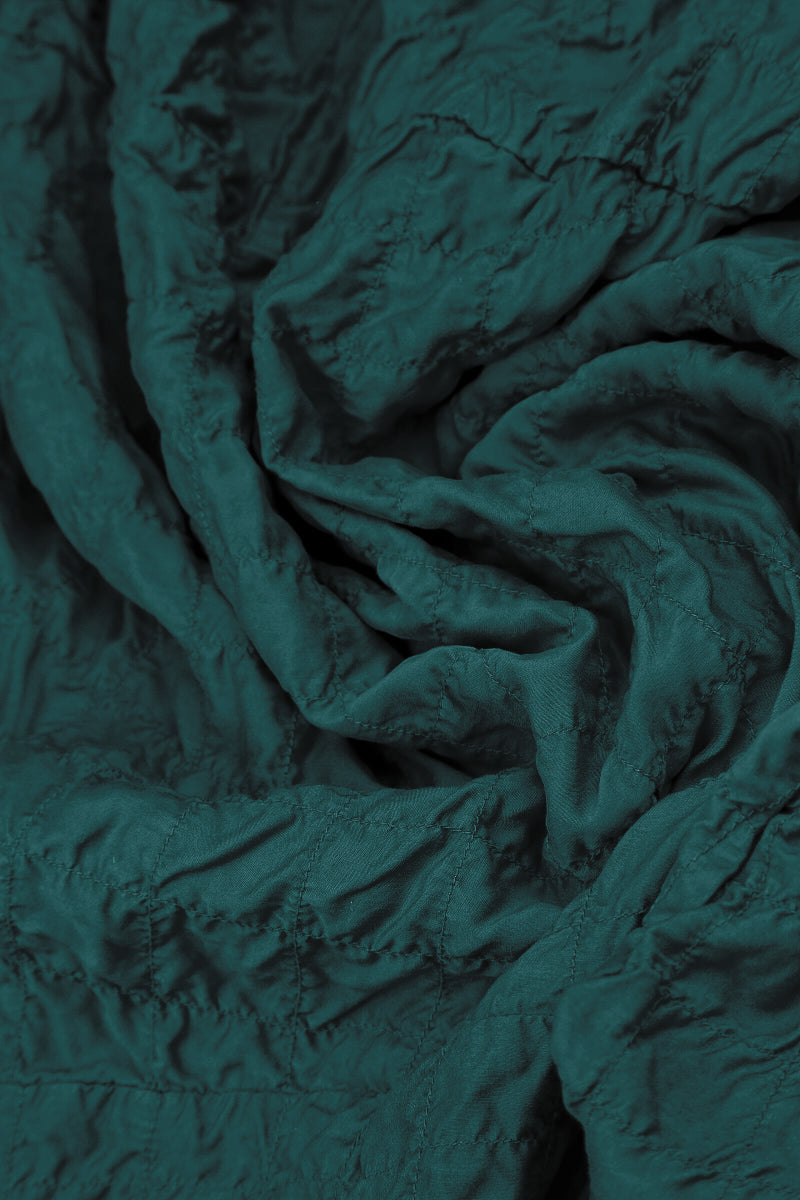 Balloon Peacock Pleated Silk Bamboo Dress 5