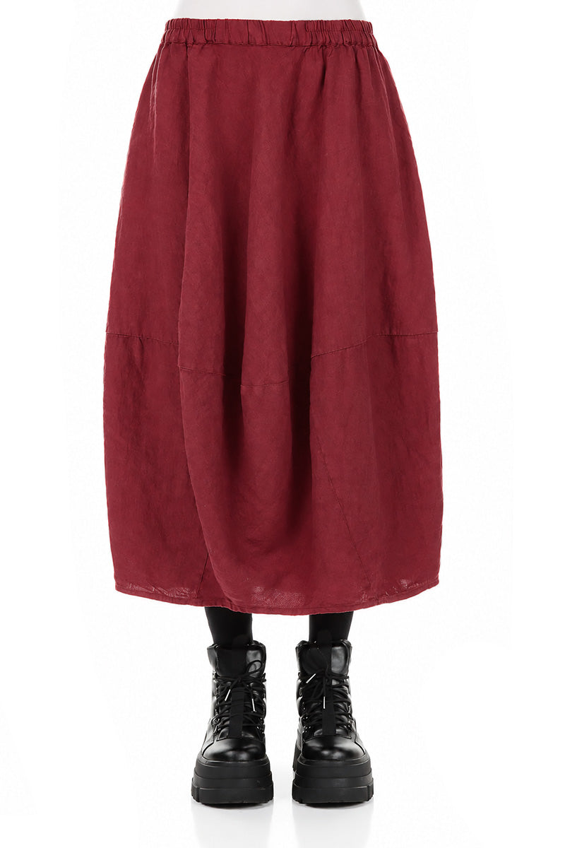 Balloon Ruby Linen Skirt – grizas.com
