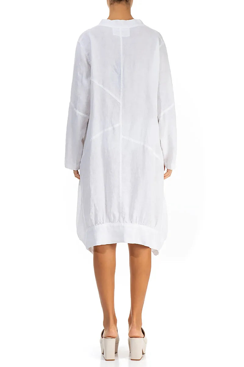 Balloon White Linen Tunic 2