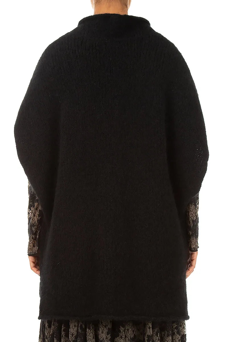 Black Cashmere Wool Vest 2