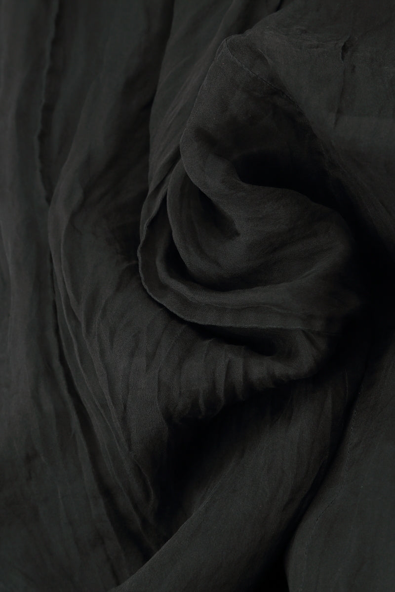 Black Silk Chiffon Dress 5