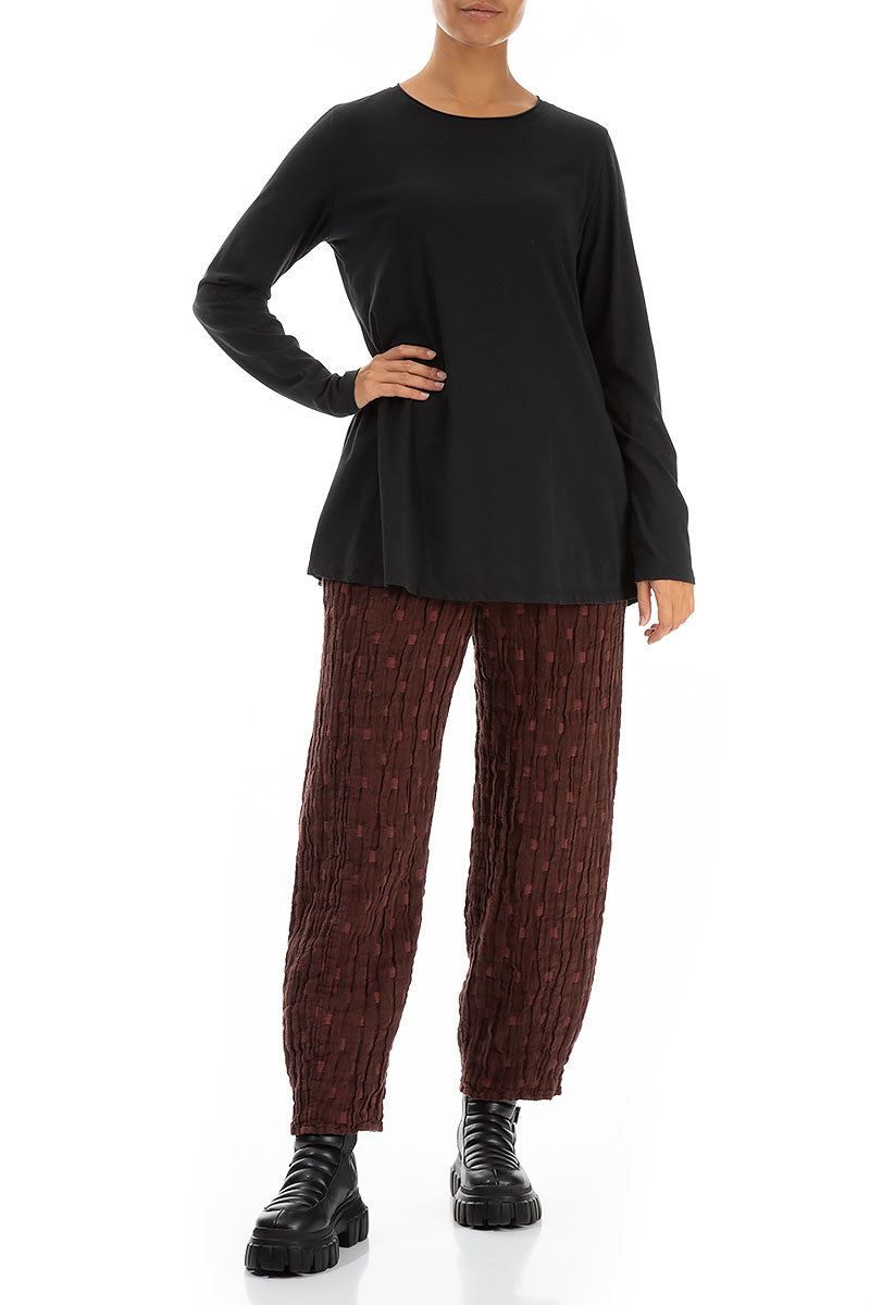 Black Soft Cotton Top 4