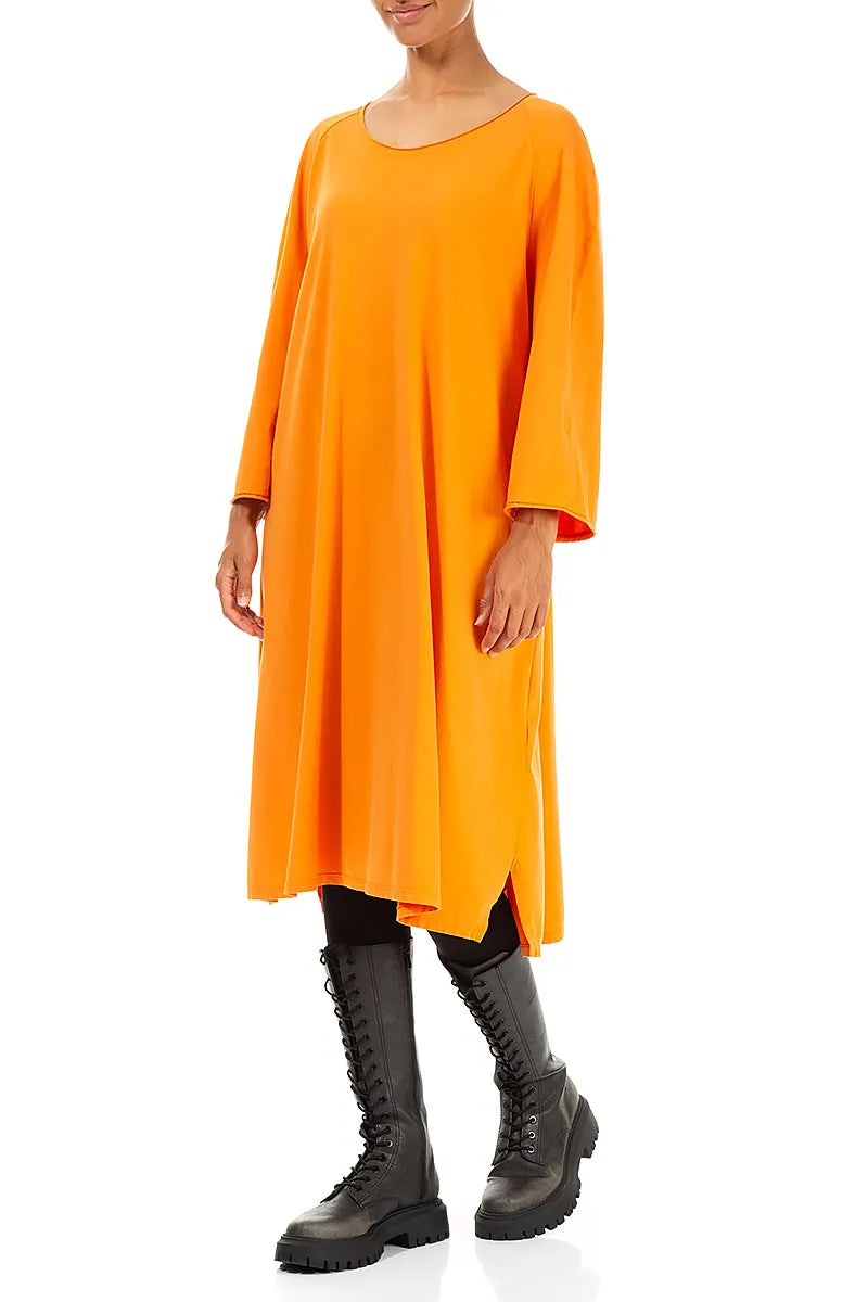 Burnt Orange Cotton Tunic Dress 3
