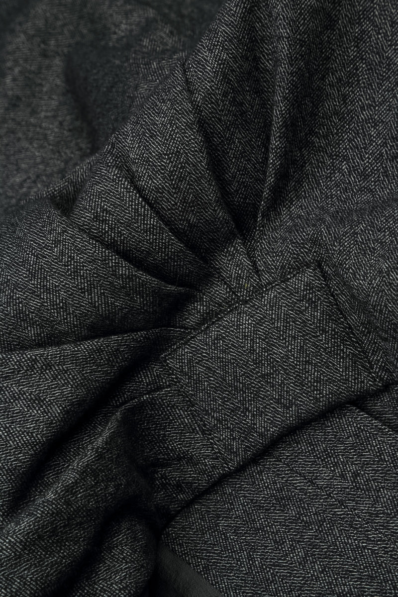 Charcoal Wool Bomber Jacket 8