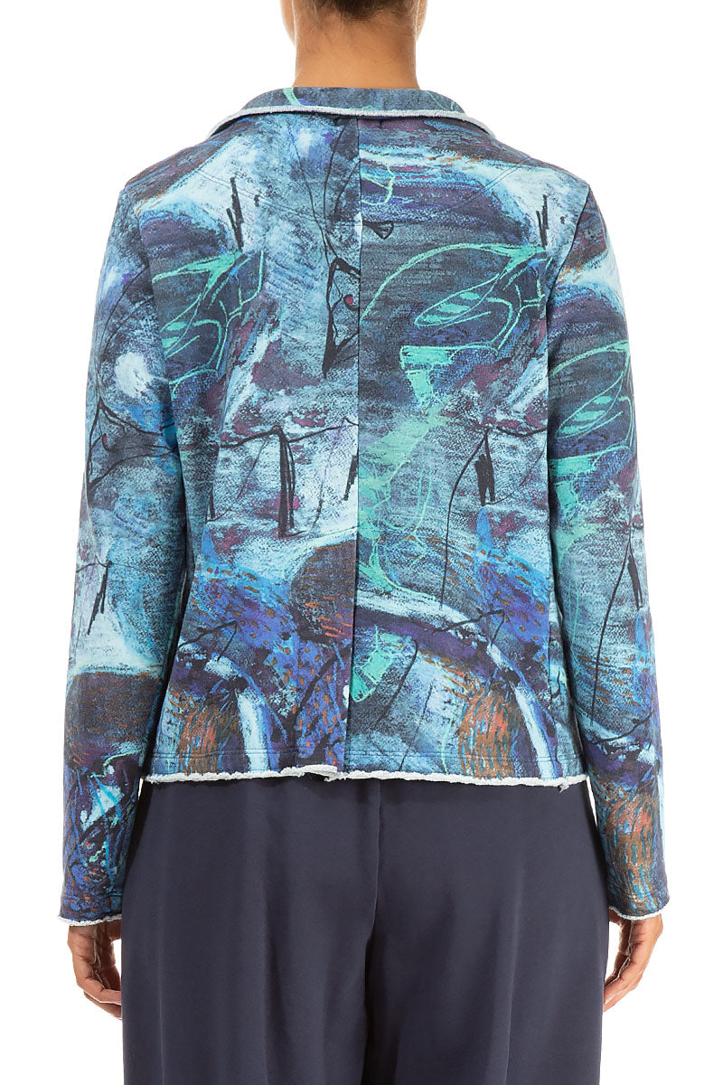 Collar Blue Reverie Cotton Jacket 2
