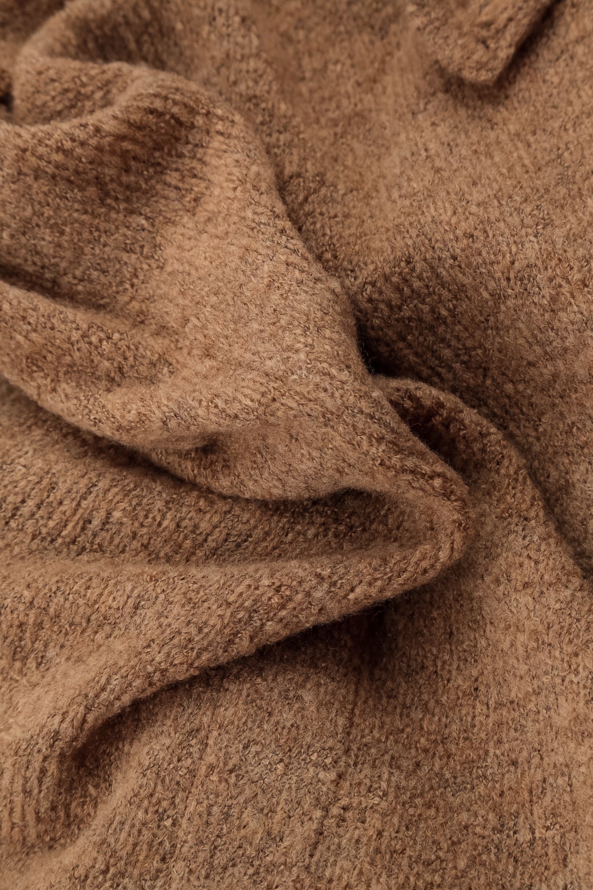 Collar Caramel Wool Cardigan 5