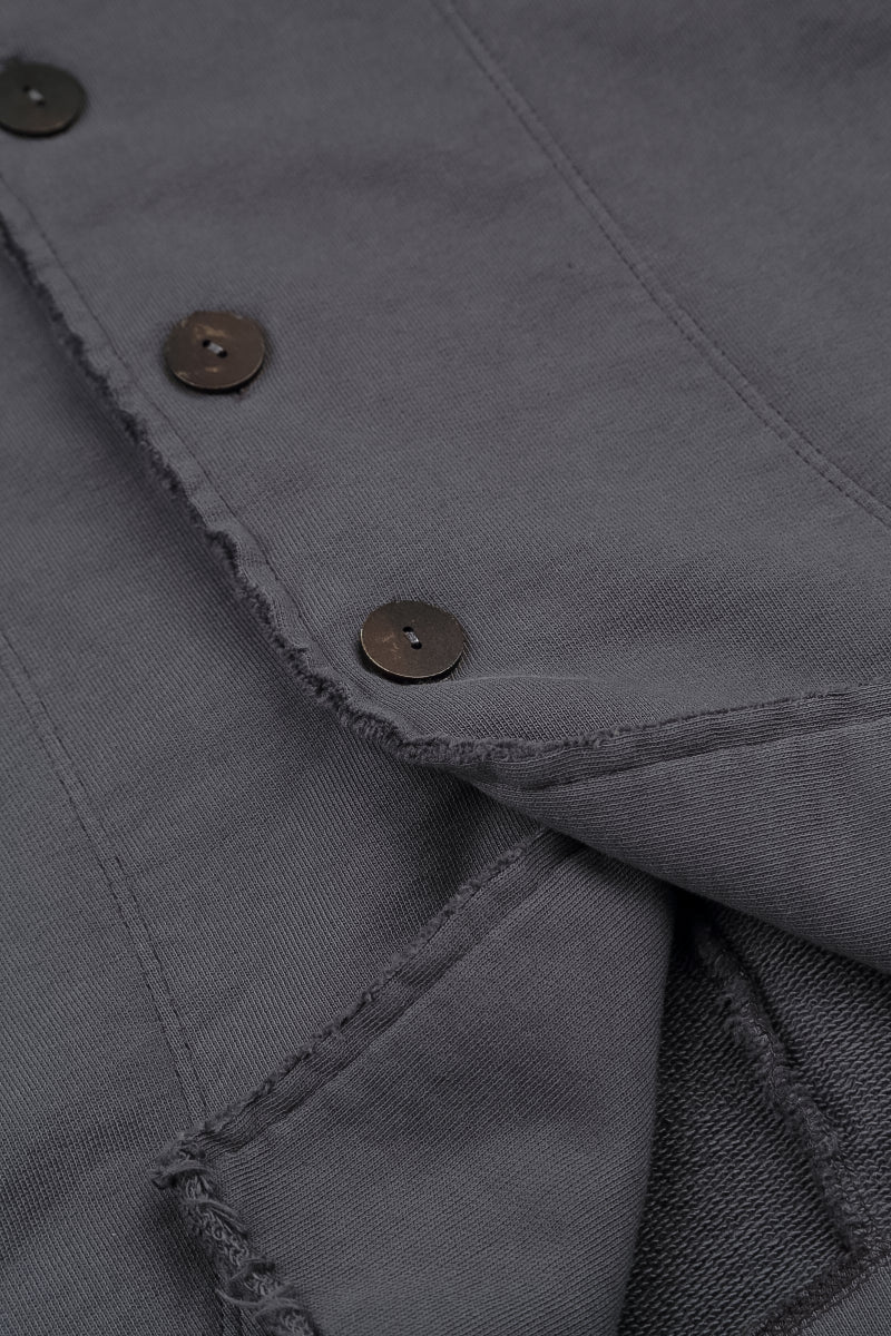 Collar Graphite Cotton Jacket 5