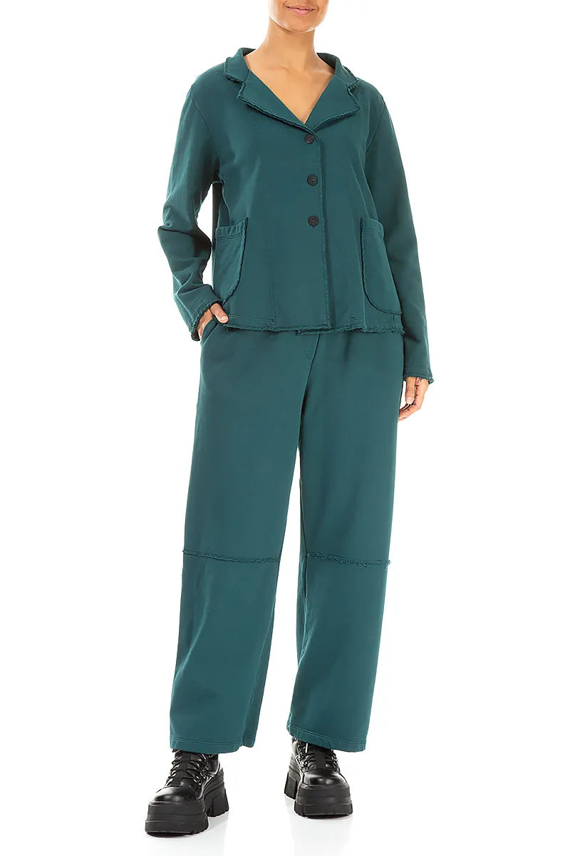 Collar Peacock Cotton Jacket 4