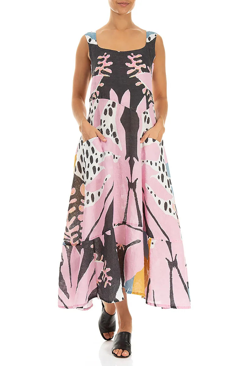 Desert Bloom Linen Dress