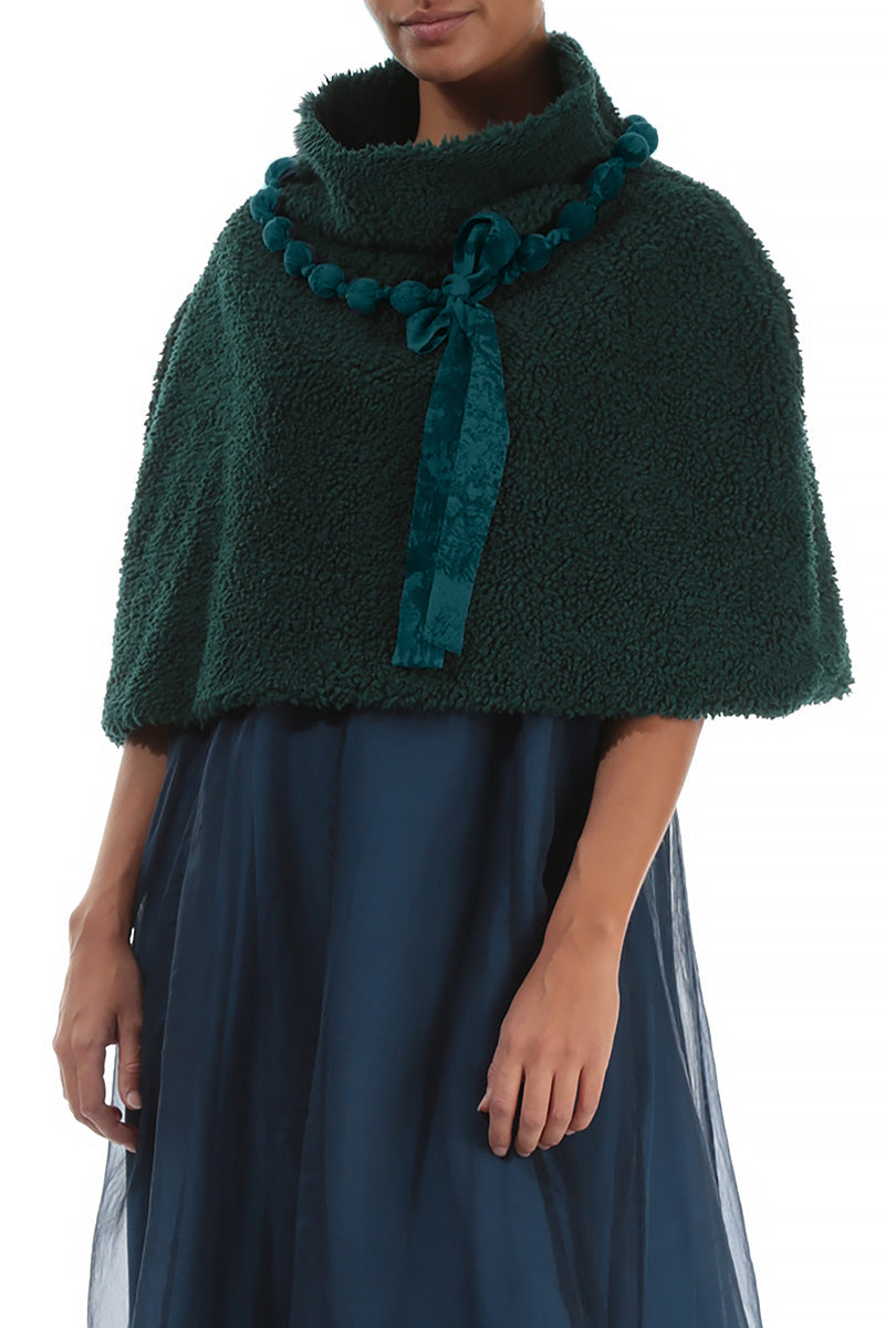 Emerald Alabaster Silk Cotton Bead Necklace 3