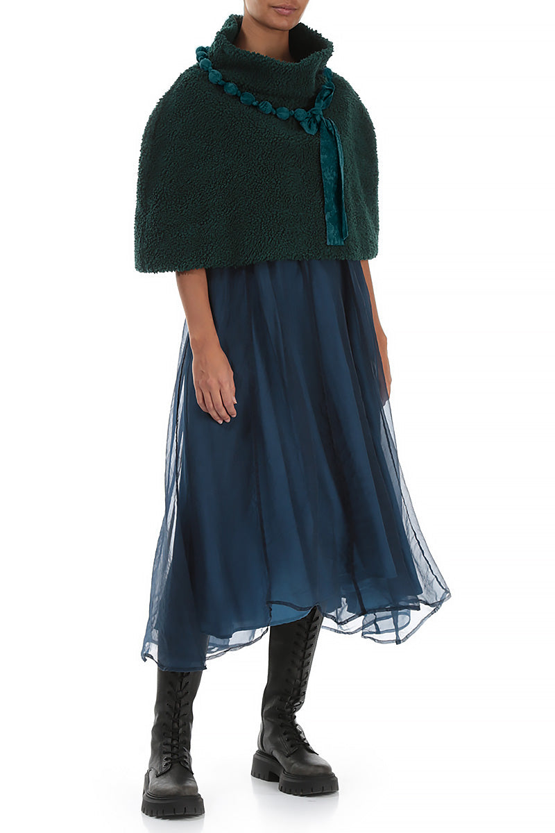 Emerald Alabaster Silk Cotton Bead Necklace 2