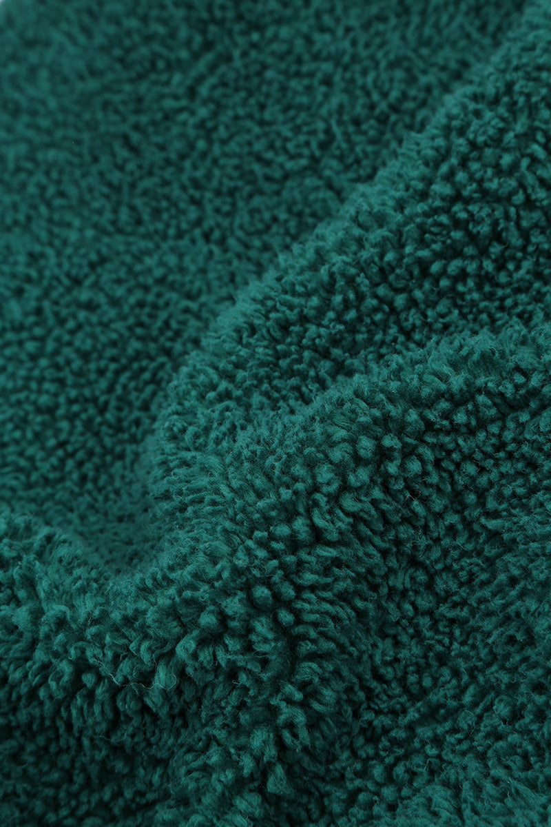 Emerald Teddy Cotton Poncho 6