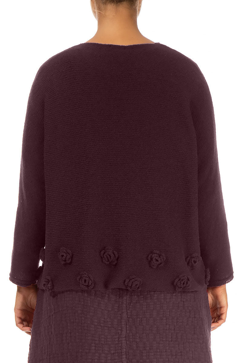 Flowers Mulberry Wool Sweater 2