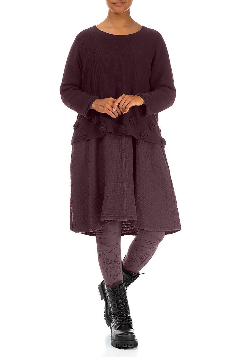 Flowers Mulberry Wool Sweater 4