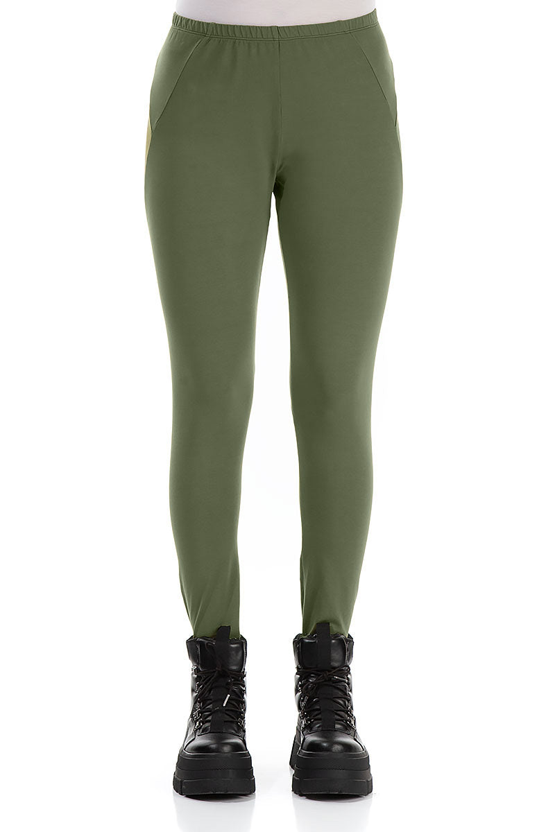 Forest Mist Cotton Leggings 1