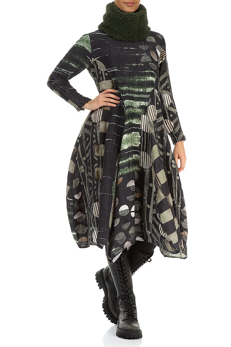 Forest Mist Teddy Cotton Infinity Scarf 2