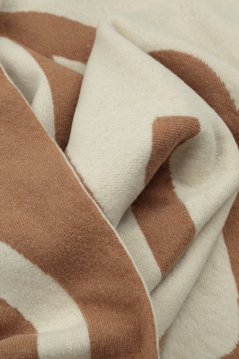 GRIZAS Caramel Soft Wool Scarf 6