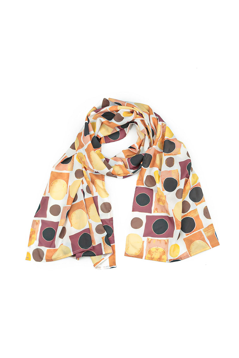 Geometric Sunset Light Scarf 4