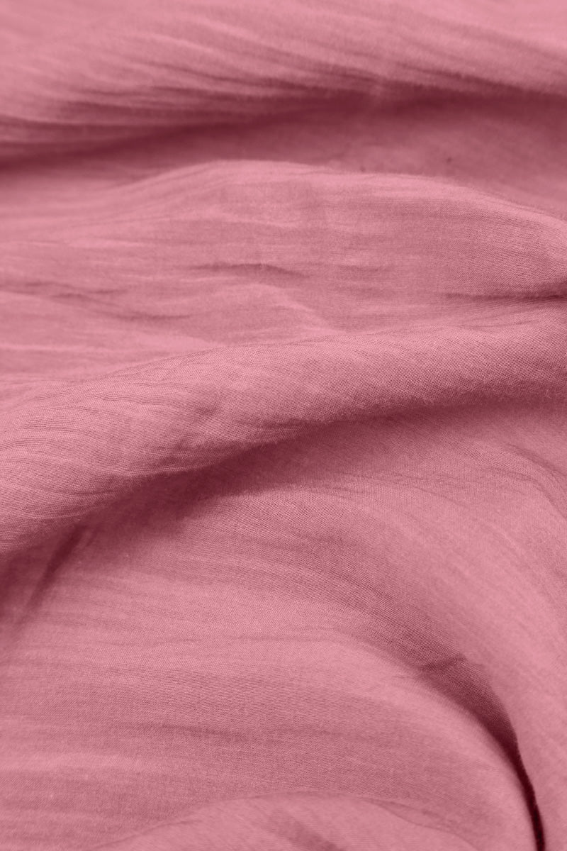 Half Sleeves Floaty Mauve Taupe Silk Cotton Dress 5