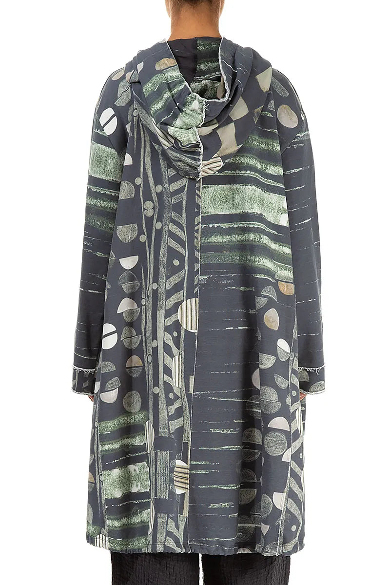 Hooded Faded Moonlight Cotton Jacket 2