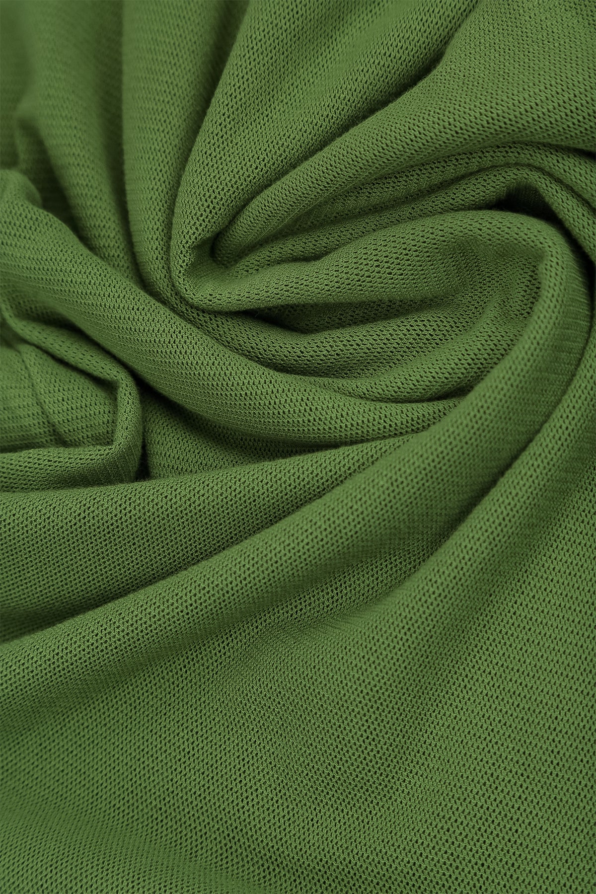 Layered Shamrock Green Mesh Cotton Top