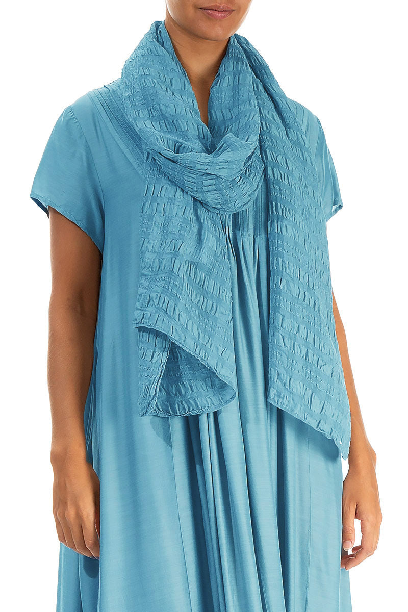 Denim Light Silk Scarf 3