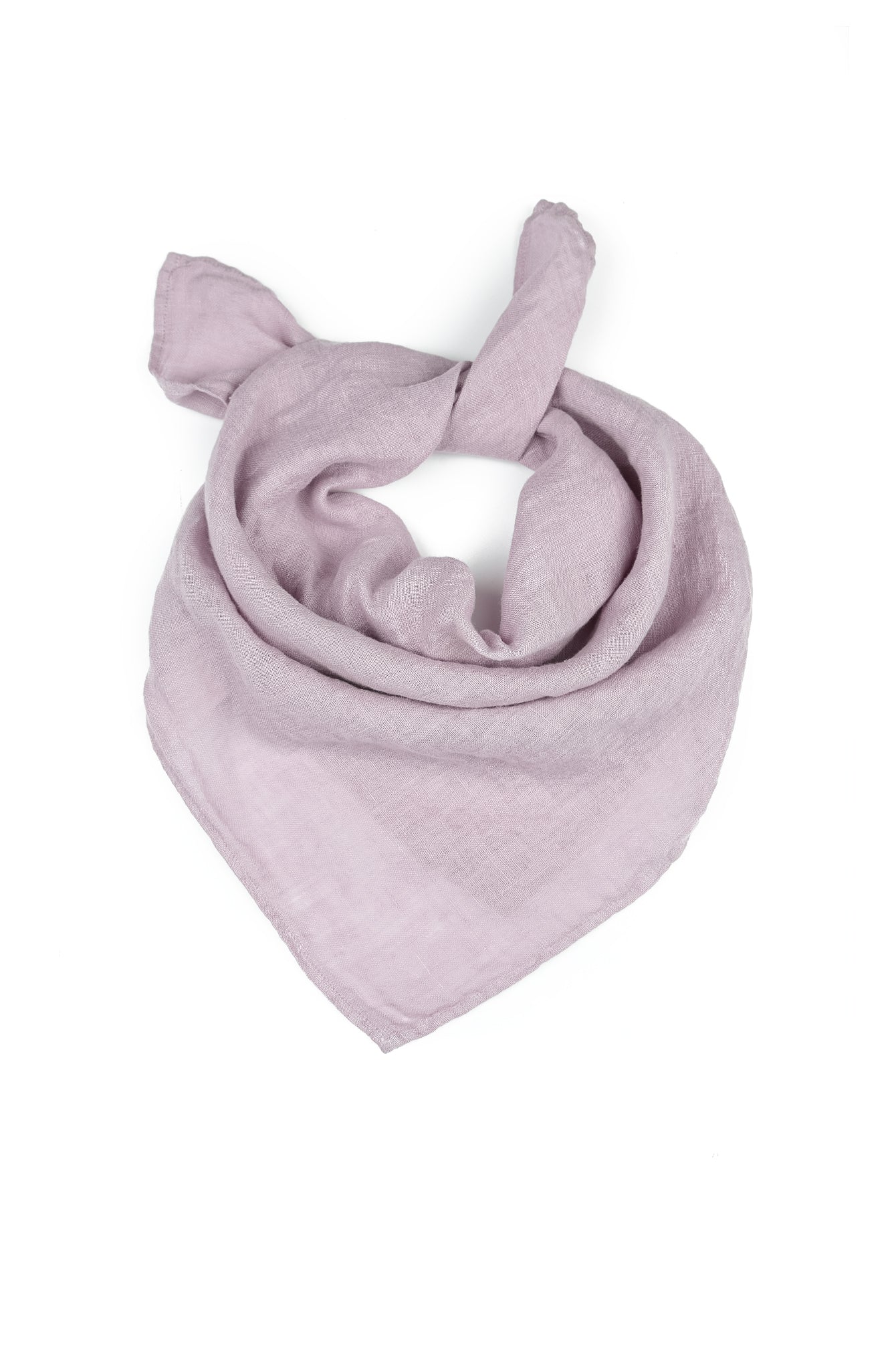 Lilac Gauze Linen Scarf 5