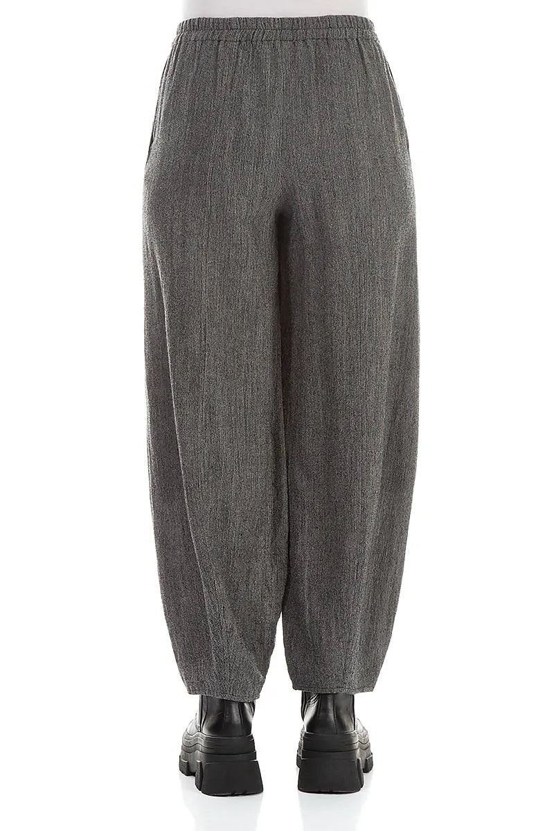 Graue Hose aus reiner Wolle