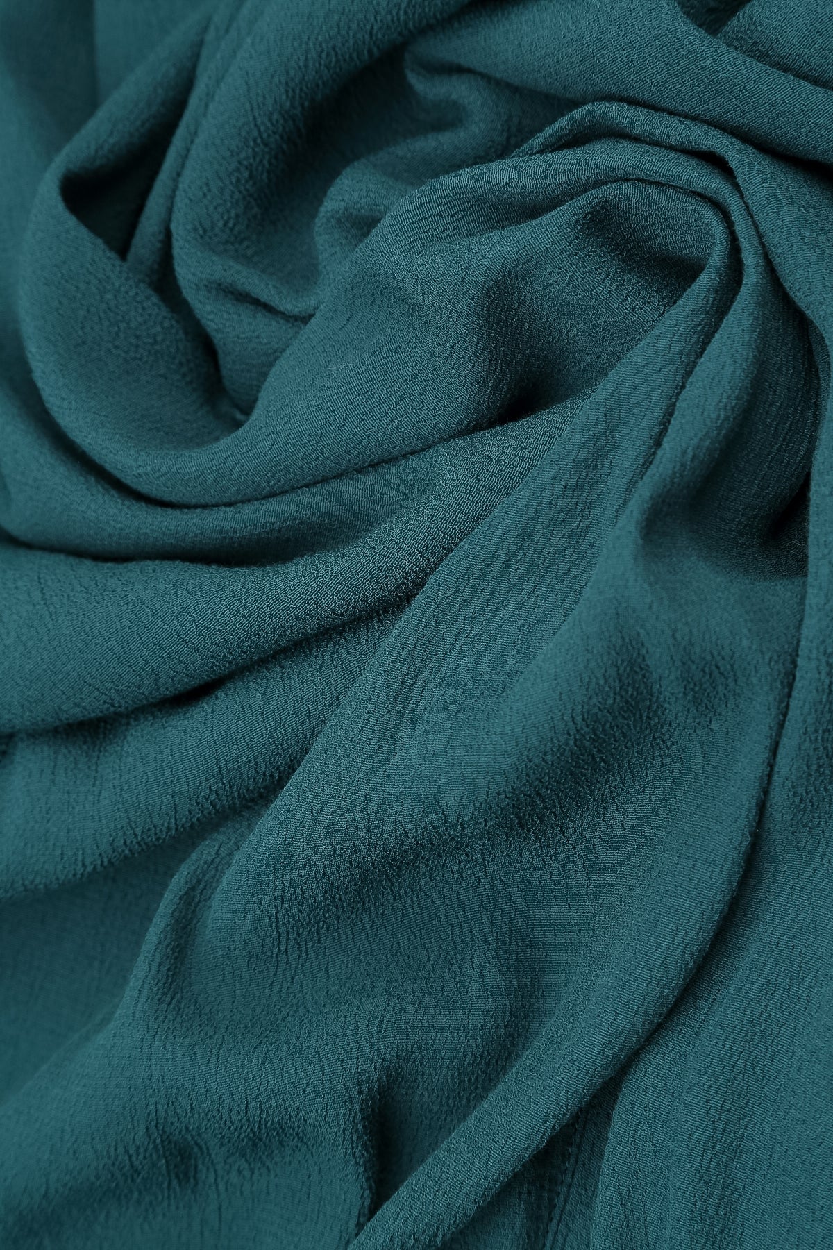 Long Tapered Deep Turquoise Viscose Trousers