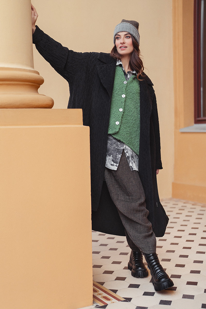 Longer Back Alabaster Silk Cotton Shirt 6