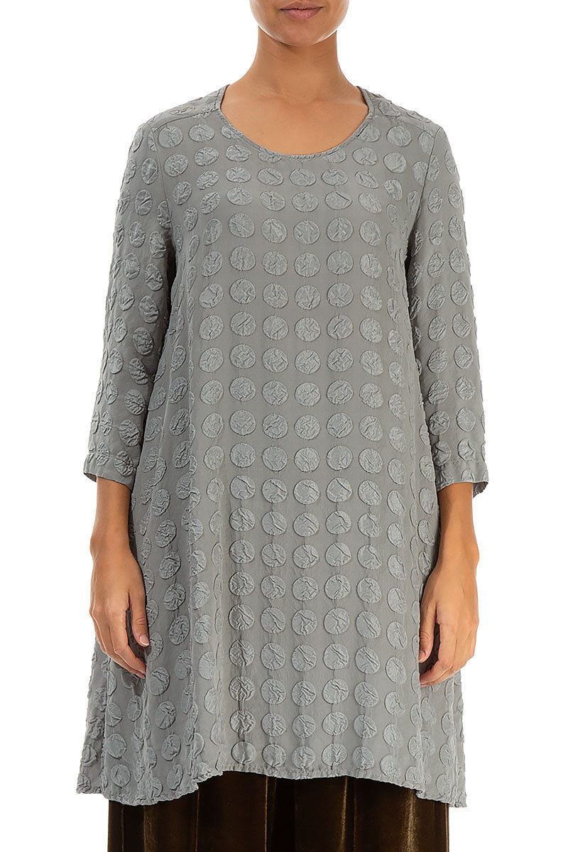 Loose Bubble Silver Sage Tunic 1