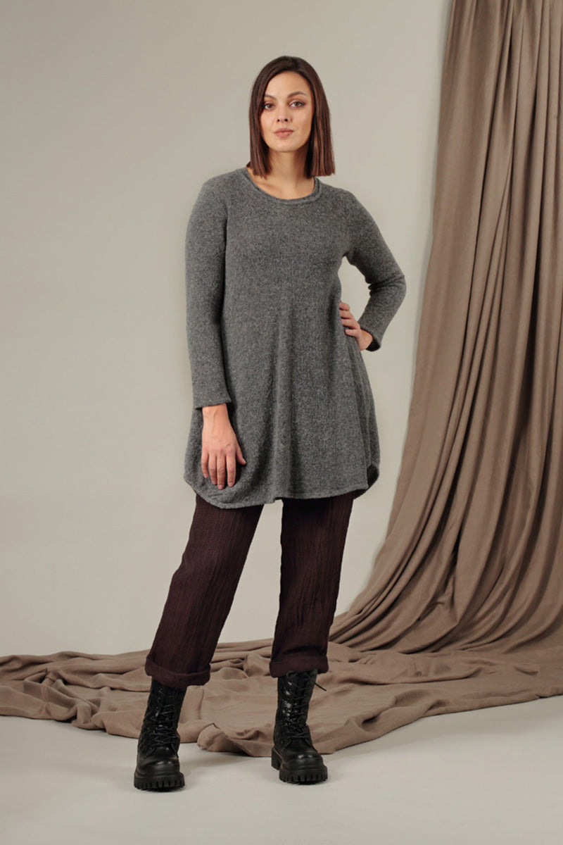 Loose Cosy Grey Wool Sweater 1