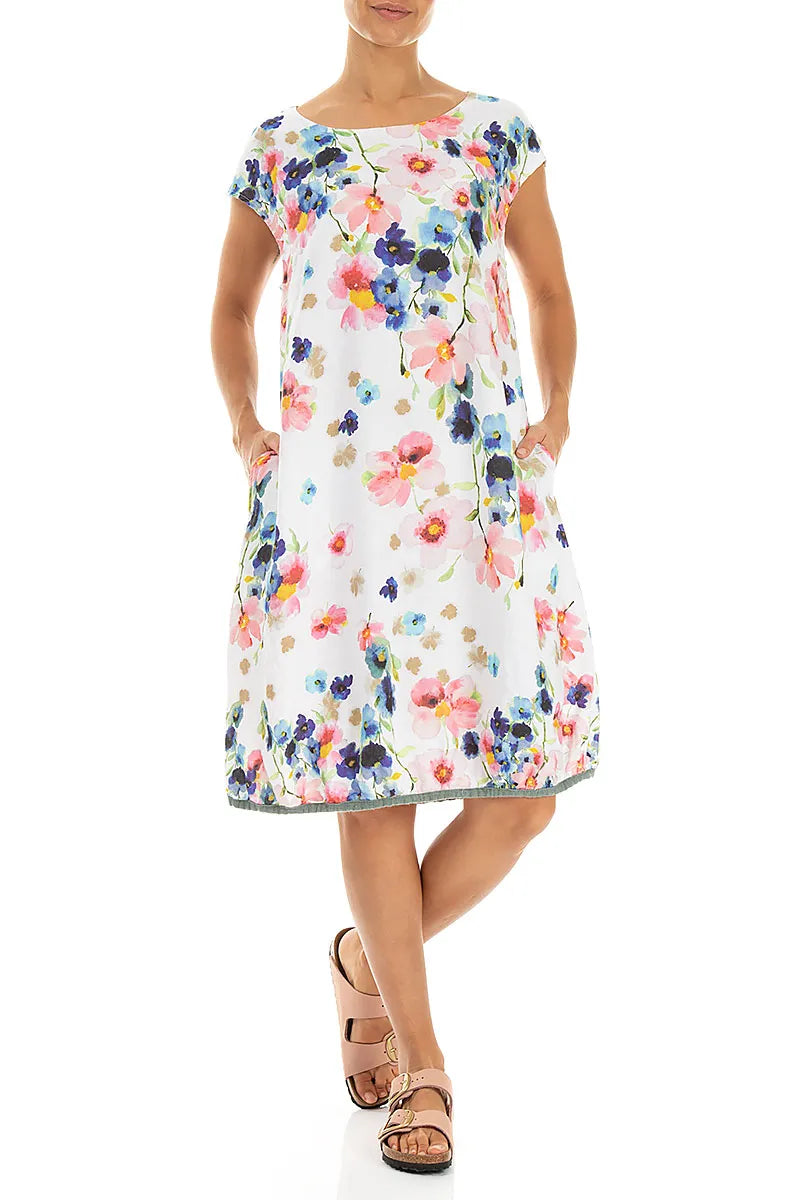 Midi Primrose Linen Dress