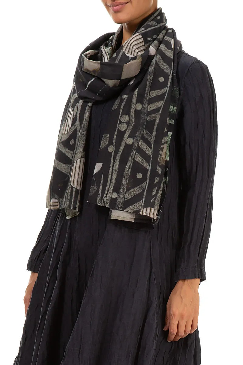 Moonlight Silk Cotton Scarf 3