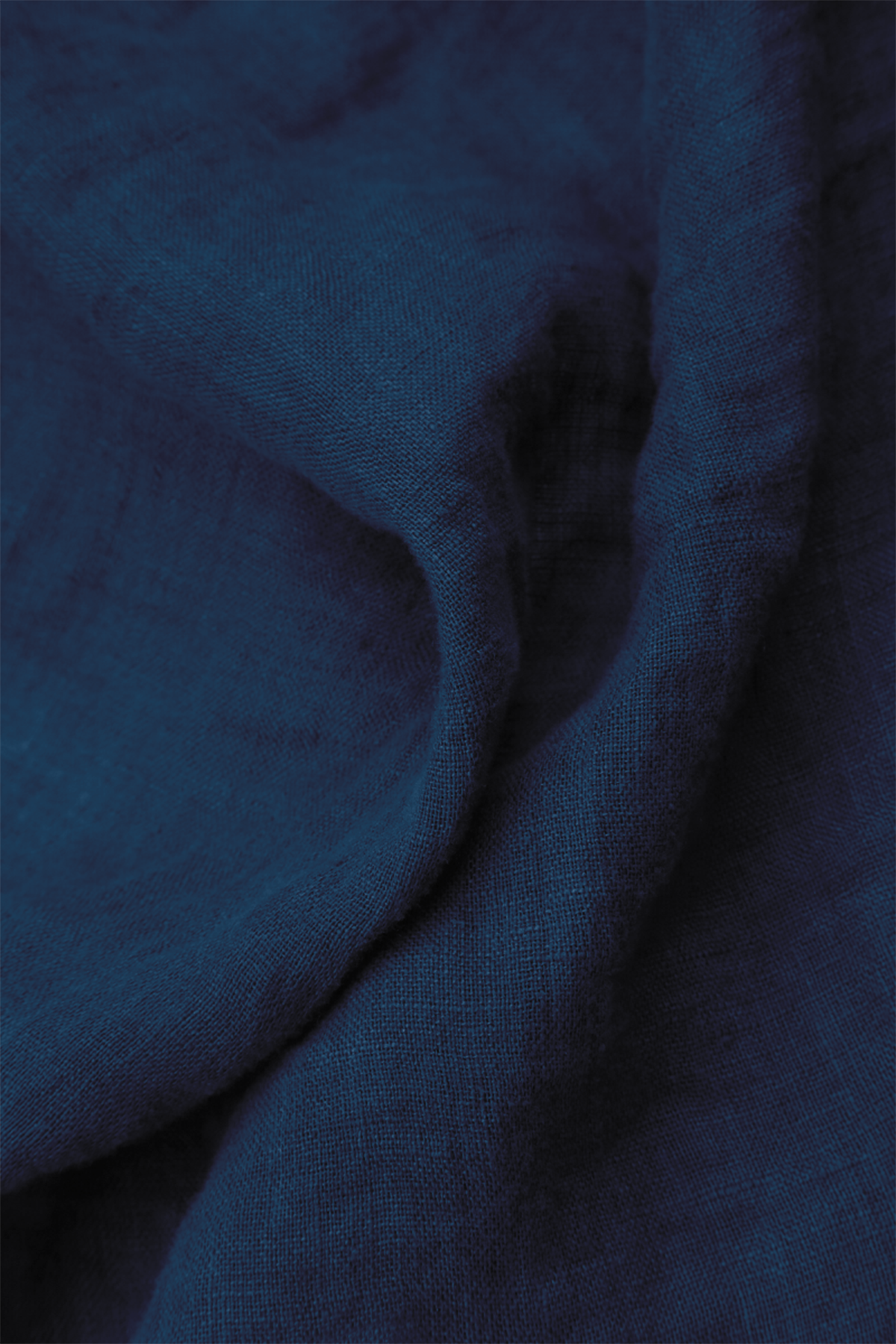 Navy Gauze Linen Scarf 6