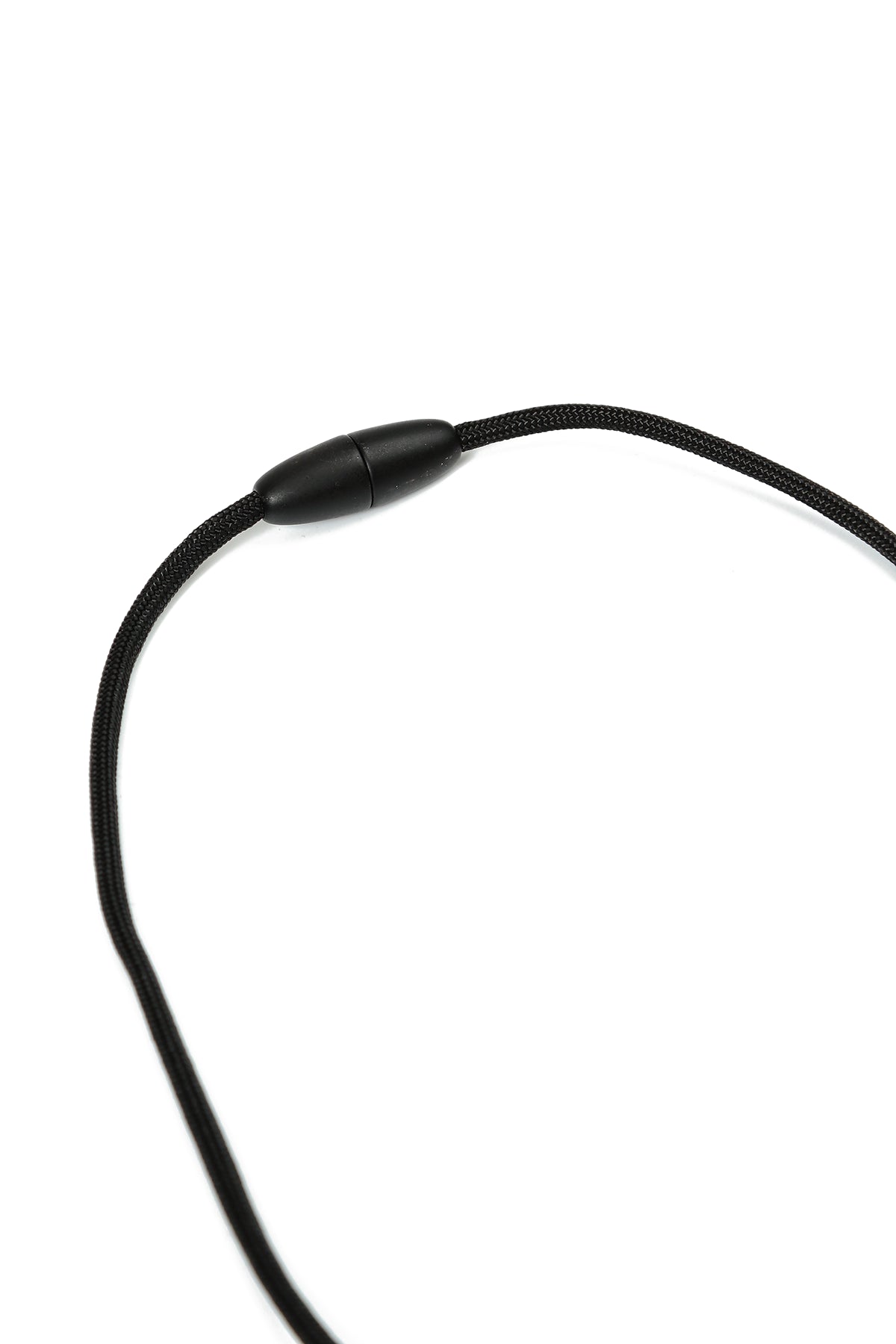 Collier en caoutchouc noir Noir Balance