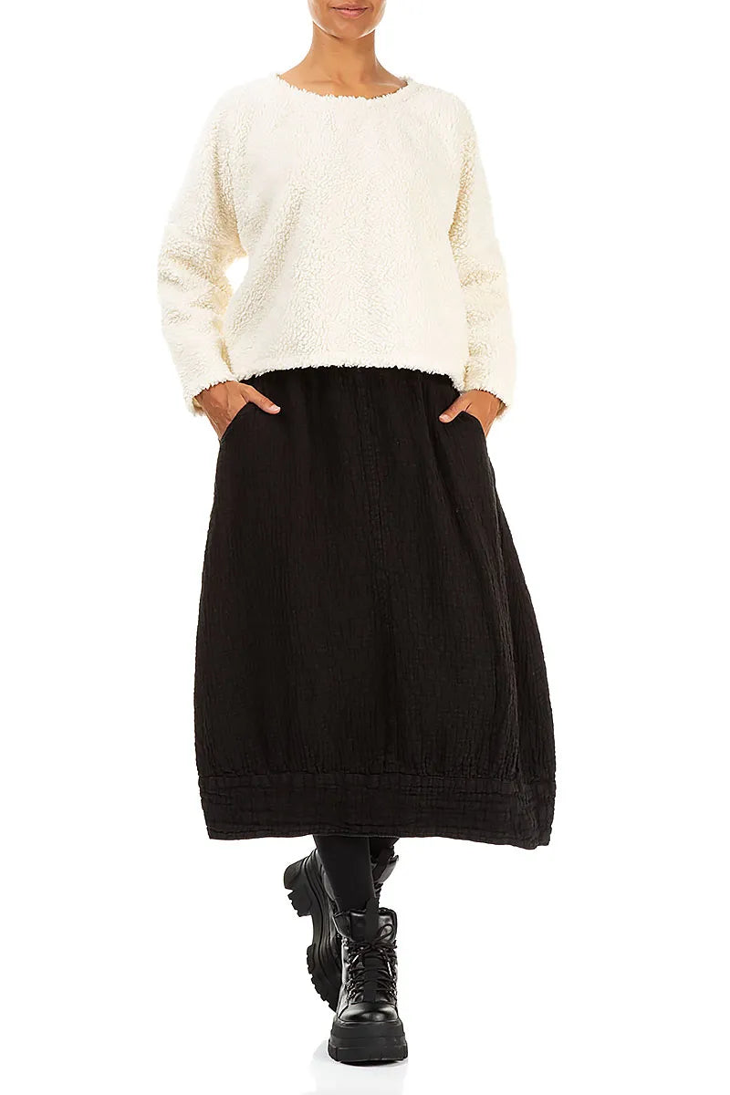 Off White Teddy Cotton Jumper 4