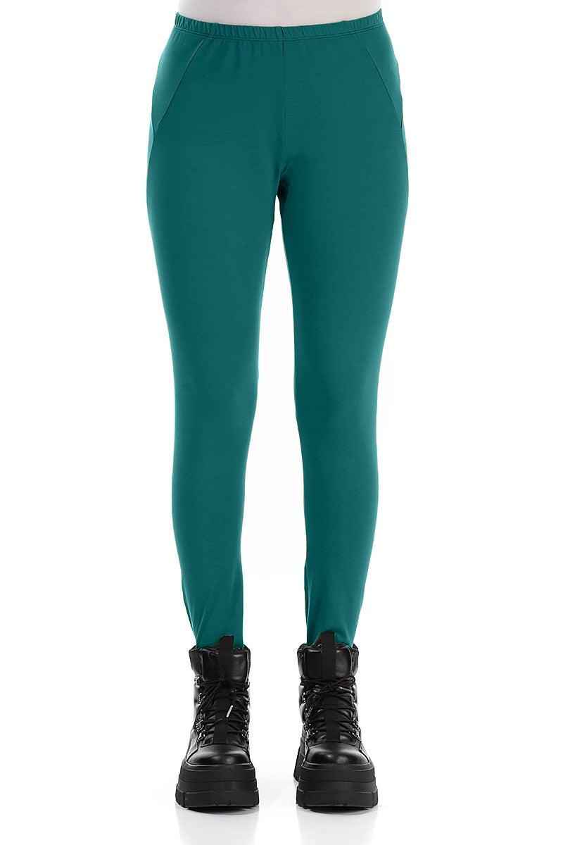 Peacock Cotton Leggings 1