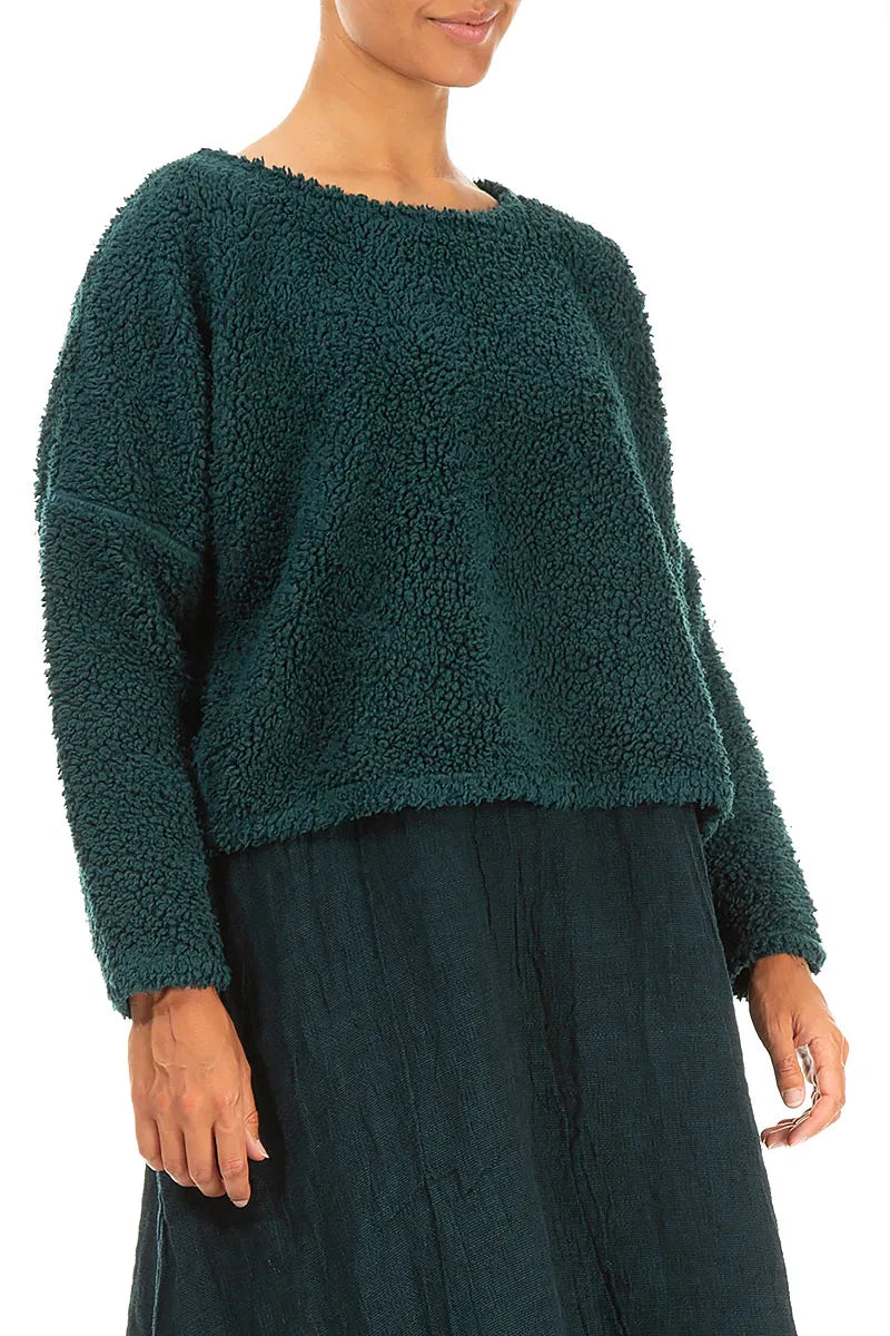Peacock Teddy Cotton Jumper 3