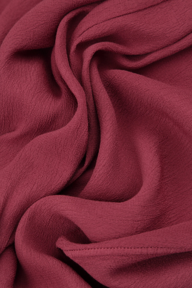 Relaxed Straight Antique Ruby Viscose Trousers 4