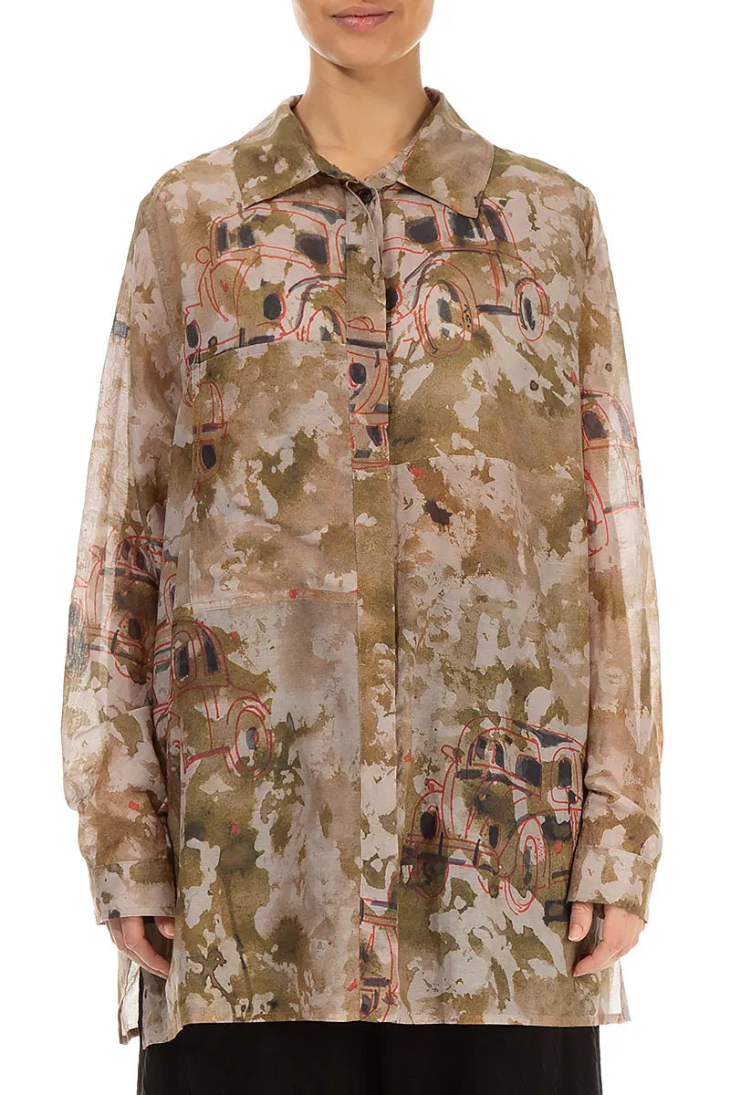 Retro Silk Cotton Shirt 1