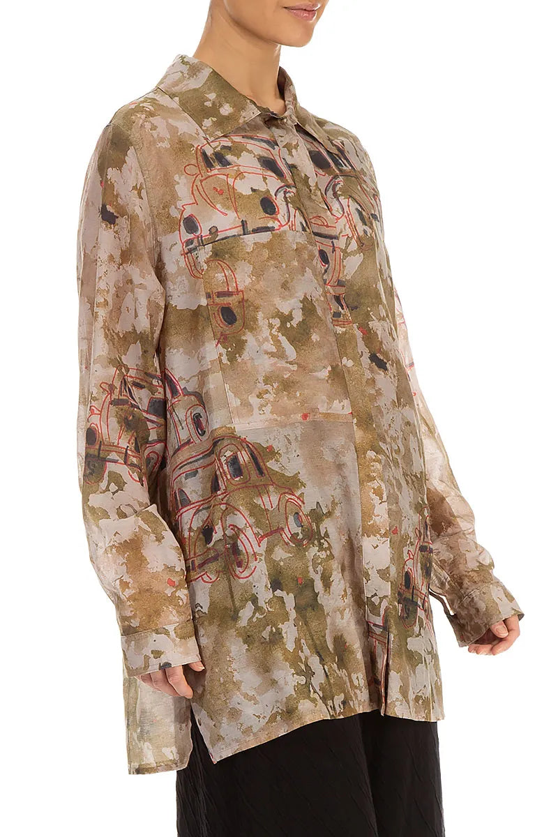 Retro Silk Cotton Shirt 3