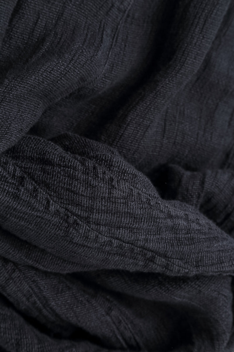 Roll Up Slate Blue Mélange Linen Trousers 4