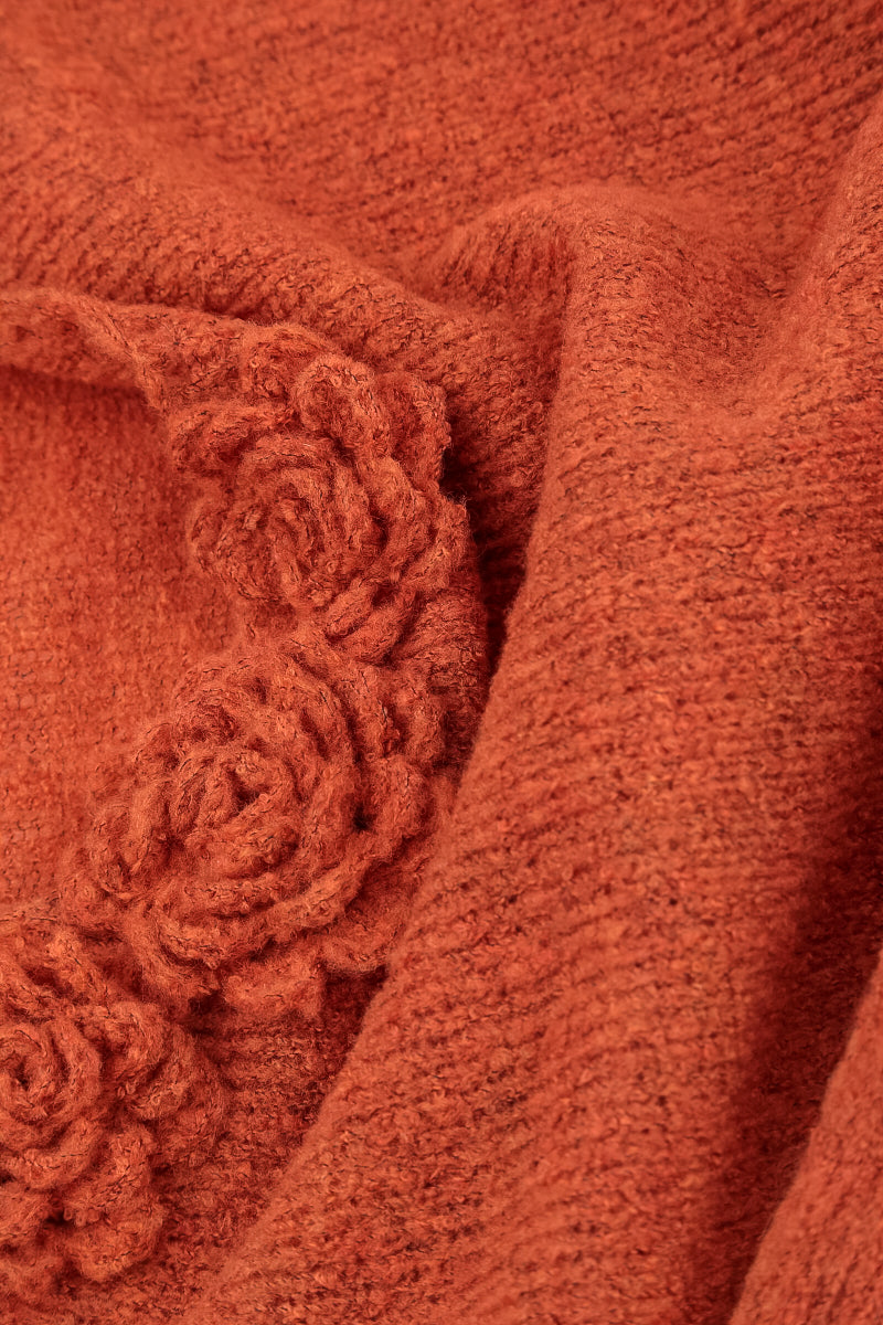 Rosette Ember Wool Sweater 5