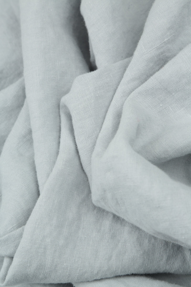 Two Pockets Silver Grey Gauze Linen Tunic 5