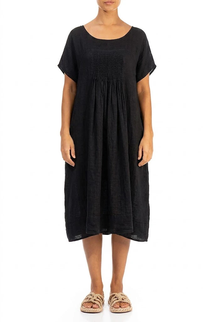 midi black gauze dress pockets Short Sleeves Linen – Color:Hot Pink Multi Made in our popular grey prom dress Coat Dress Shirt Grey