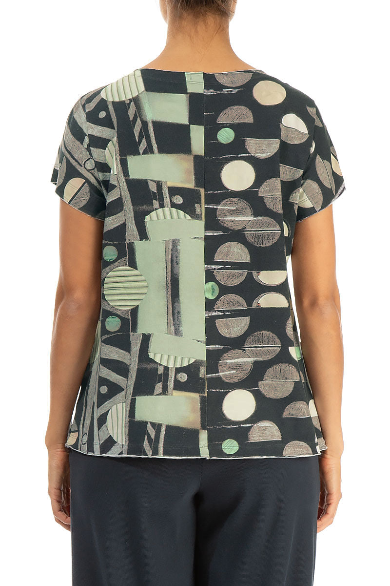 Short Sleeves Moonlight Cotton Top 2